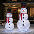 TTGIEET 6ft Lighted Pop-Up Snowman Outdoor Christmas Decoration with 225 LED Lights, Hat & Scarf