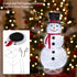 TTGIEET 6ft Lighted Pop-Up Snowman Outdoor Christmas Decoration with 225 LED Lights, Hat & Scarf