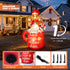 TTGIEET 6FT Inflatable Gingerbread Man in Hot Cocoa Mug with 6 LED Lights – Outdoor Christmas Yard Decoration for Garden, Lawn & Holiday Parties
