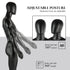 Full-Body Male Mannequin Matte Golden, 6 FT Plastic Man Manequins Stand with Metal Base, Adjustable Head, Flexible Limbs and Detachable Design, Perfect for Clothing Stores