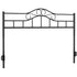 TTGIEET Metal King Headboard, Adjustable Height, Vintage Iron Scrollwork Design with Bed Frame Brackets Adapter