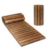 TTGIEET 6 FT Straight Wooden Garden Pathway, Non-Slip Outdoor Roll Out Walkway with Wire Rope Connection for Lawn Patio Backyard