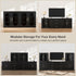 TTGIEET Sideboard Buffet Cabinet with Storage, Kitchen Storage Cabinet with 2-Doors,White,for Living Room,Dining Room,Entryway