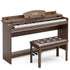 TTGIEET 88-Key Upright Digital Piano with Bench, Full-Size Electric Keyboard with Stand and 3 Pedals, Headphone Jack