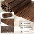 TTGIEET 12FT Wooden Roll Out Garden Pathway, 22" Wide Outdoor Walkway with Anti-Slip Spikes, No Install Patio Path Mat for Lawn Backyard (Dark Brown)