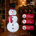 TTGIEET 5ft Lighted Pop-Up Snowman Outdoor Christmas Decoration with 140 LED Lights, Hat & Scarf