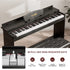 TTGIEET 88-Key Upright Digital Piano with Bench, Full-Size Electric Keyboard with Stand and 3 Pedals, Headphone Jack