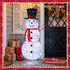 TTGIEET 5ft Lighted Pop-Up Snowman Outdoor Christmas Decoration with 140 LED Lights, Hat & Scarf