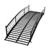 TTGIEET Metal Garden Bridge 8 FT, Durable Decorative Footbridge with Siderails Large Outdoor Bridges, Weight Capacity 770 lbs for Backyard, Creek, Lawn, Stream