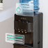 TTGIEET 4-in-1 Top Loading Water Dispenser with Ice Maker, Makes 33 lbs Ice/24H, Hot, Cold & Room Temperature Water Cooler for 3-5 Gallon Bottles with Child Safety Lock, Black