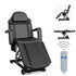 TTGIEET Electric Facial Bed 4-Section Massage Table w/ 3 Motors & Remote – Adjustable Beauty Bed for Esthetician, Tattoo, Spa, Waxing, Lashing (Black)
