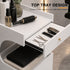 TTGIEET Salon Stylist Rolling Cart with 3 Drawers and Pull-Out Desktop, Makeup Tool Organizer for Beauty Spa Barbershop