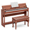 UMOMO 88 Weighted Key Digital Piano with Duet Piano Bench, Beginner Keyboard Piano Full Size Heavy Hammer Weighted Action Electric Piano Keyboard with USB MIDI