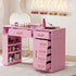 Paddie Nail Desk, built-in dust collector, multi-drawers