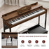 UMOMO 88 Key Digital Piano Keyboard, Full Size Electric Piano with Piano Metal Stand, Headphone Jack, 3 Pedal, Electronic Piano for Beginner, Adults
