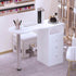 Paddie Nail Table with Single Leg