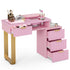 Paddie Nail Table with Built-in Dust Collector, visible light