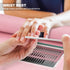 Paddie Nail Desk with Glass Top, dust collector, multi-drawers
