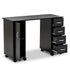 Paddie Manicure Table, 4 drawers, 2-tier cabinet