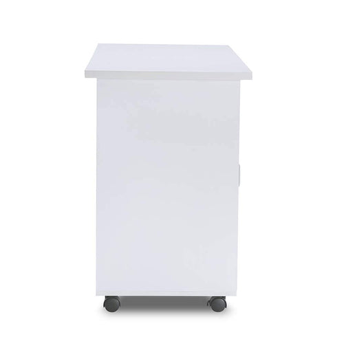 Paddie Manicure Table, 4 drawers, 2-tier cabinet