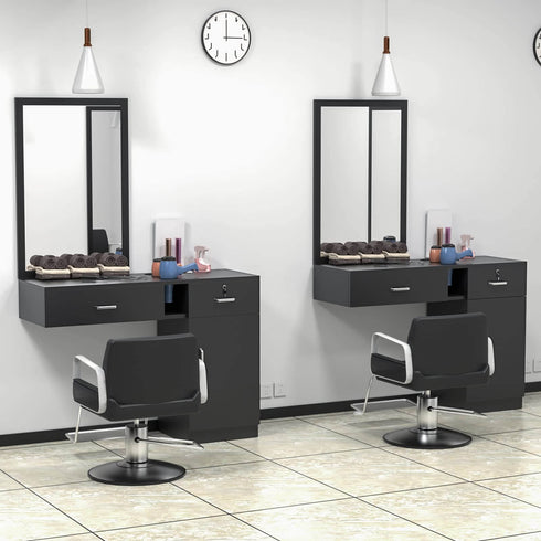Paddie Wall Mount Salon Cabinet