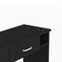 TTGIEET Barber Salon Station Wall Mount Hair Styling Salon Equipment Set Beauty Spa Furniture Set, Lockable Left Shelf, Mirror not Included